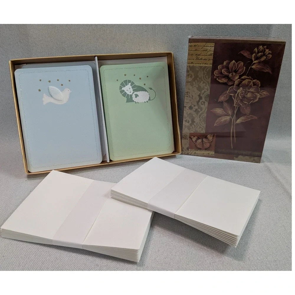 Hallmark Havoc Publishing Greeting Cards 38ct Multi New Christmas Botanical